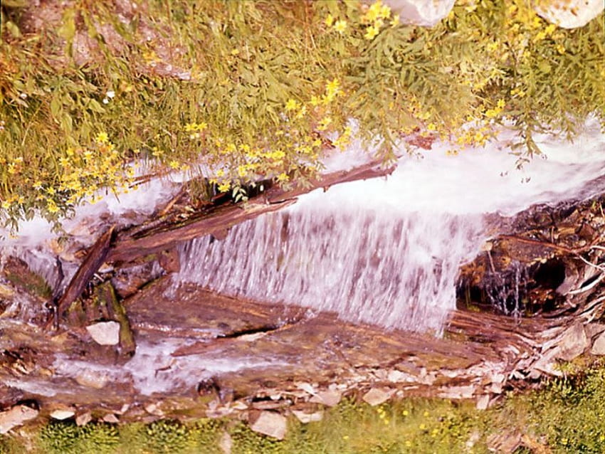 Untitled , mountain stream HD wallpaper