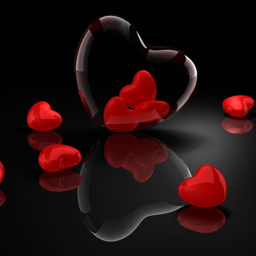 Herzen, Hintergrund, Liebe HD-Handy-Hintergrundbild