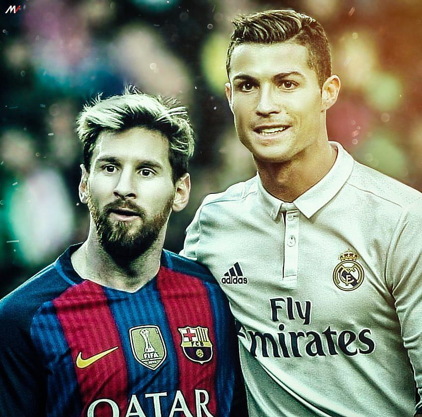 Ronaldo con Messi. Ronaldo, Cristiano Ronaldo e Messi Sfondo HD