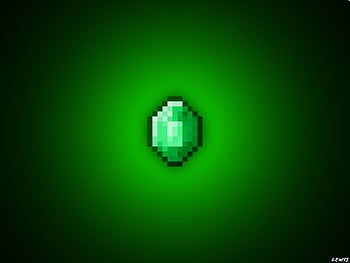 minecraft emerald ore wallpaper