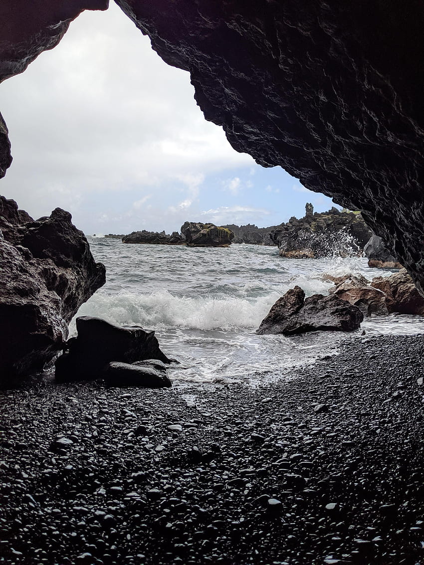자연, 마노, 바다, 바위, 동굴 HD 전화 배경 화면