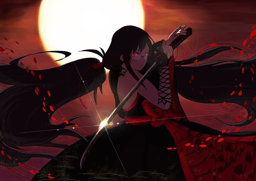 Kisaragi Saya Blood C Anime Board HD wallpaper