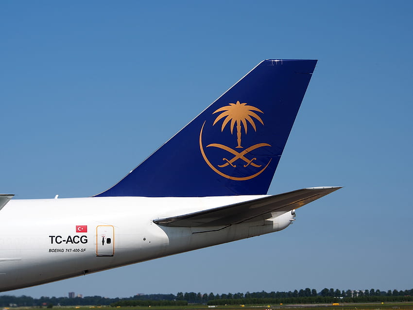 TC ACG サウジアラビア航空ボーイング 747 481(BDSF) Cn 25641 タキシング 2013 年 7 月 21 日 、サウディア航空 高画質の壁紙