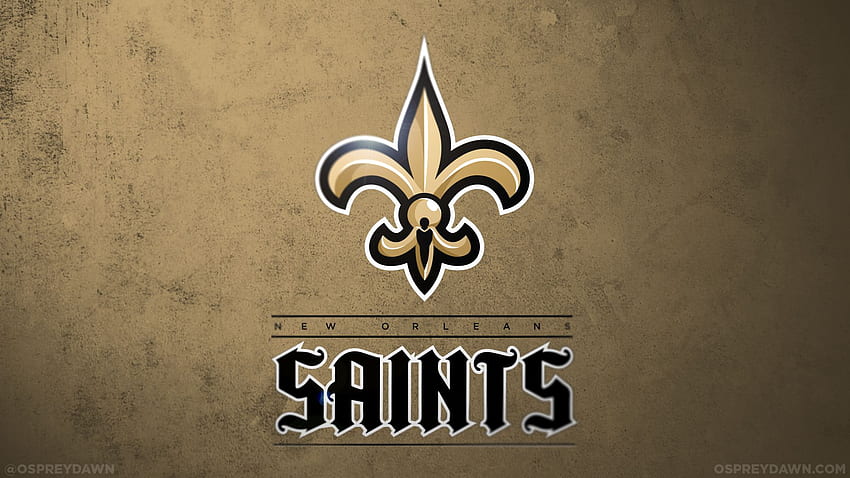 Who Dat Saints-Logo. Heilige, Heilige Fußball HD-Hintergrundbild