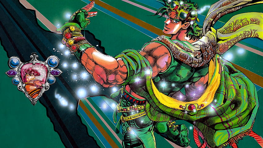 Posting a a day until stone ocean is animated day 319: Battle Tendency : JoJo HD wallpaper