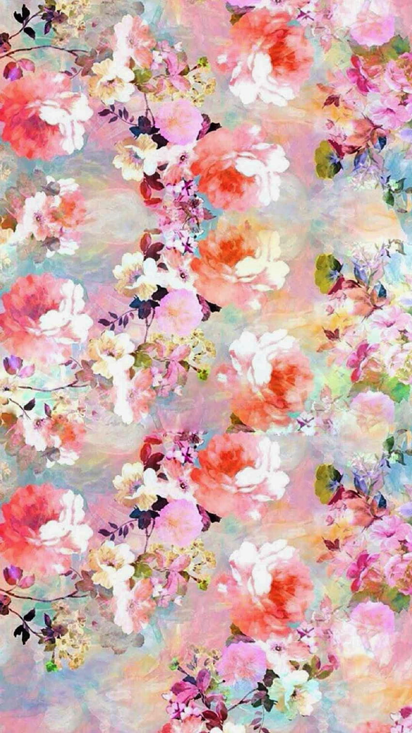 iPhone'a . Różowy, akwarela, kwiat, kwiat Tapeta na telefon HD