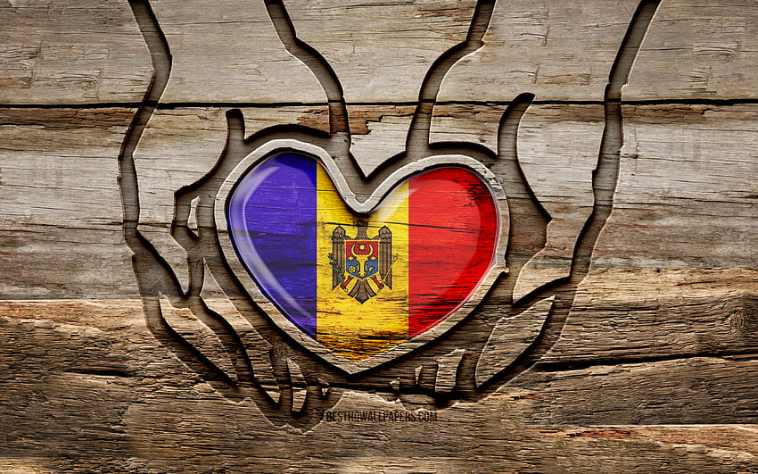 Обичам Молдова, , ръце за дърворезба, Ден на Молдова, знаме на Молдова, творчески, знаме на Молдова, знаме на Молдова, знаме на Молдова в ръка, Грижи се за Молдова, дърворезба, Европа, Молдова HD тапет