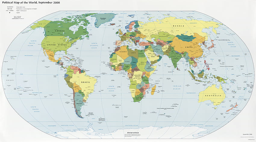 Dünya Haritası - Büyük, Boş Harita HD duvar kağıdı