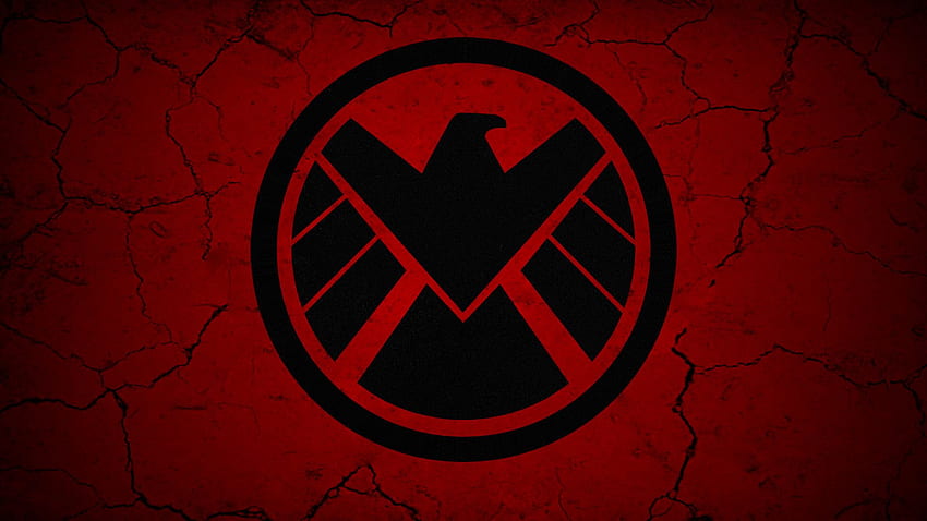 Logo tarczy Marvela, logo tarczy Avengers Tapeta HD