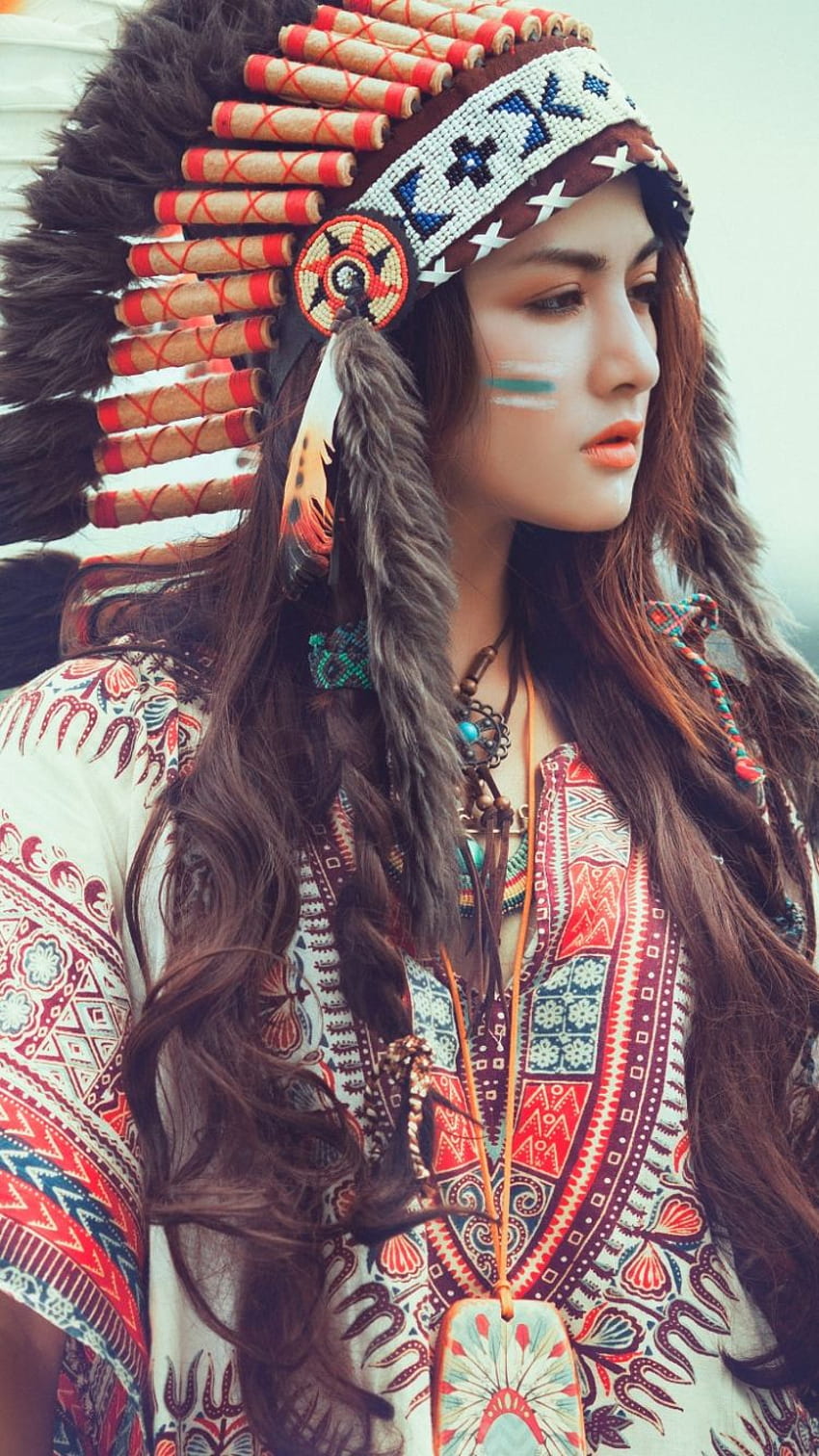 Kobiety Rdzenni Amerykanie (), Fajni rdzenni Amerykanie Tapeta na telefon HD