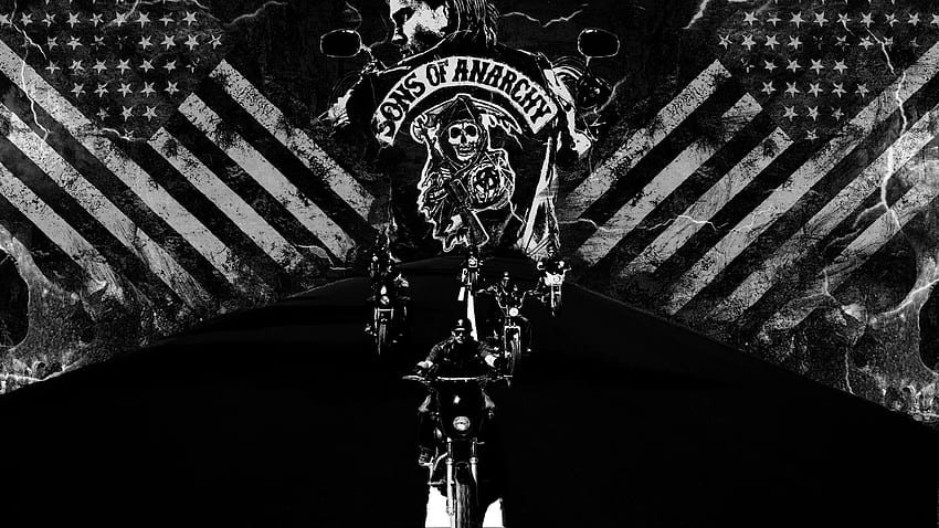 Sons of Anarchy 1, Sons of Anarchy Logo HD wallpaper