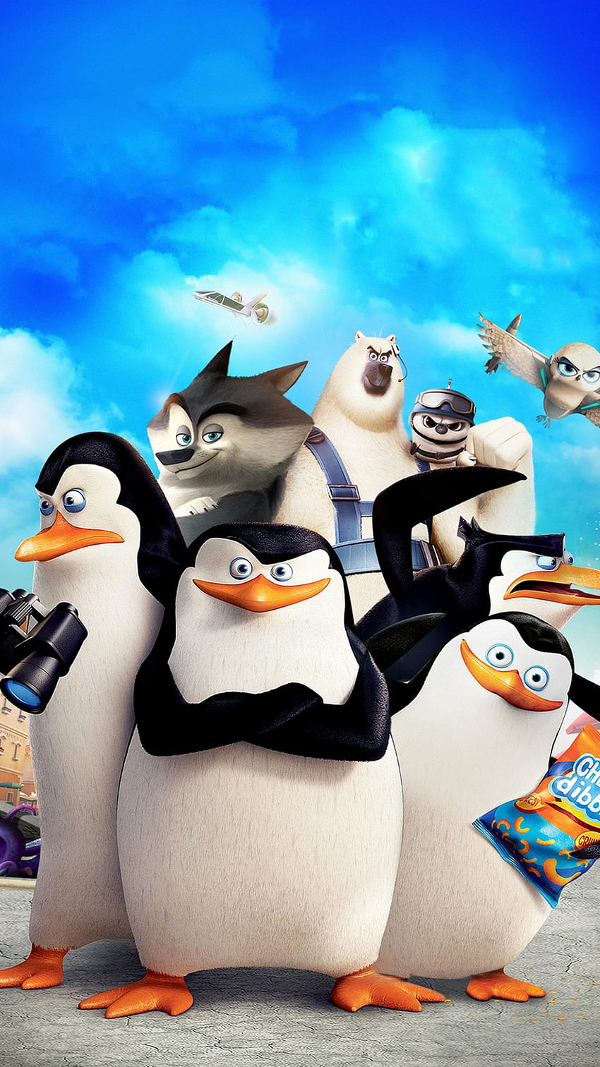 Penguins of Madagascar (2014) Phone HD phone wallpaper