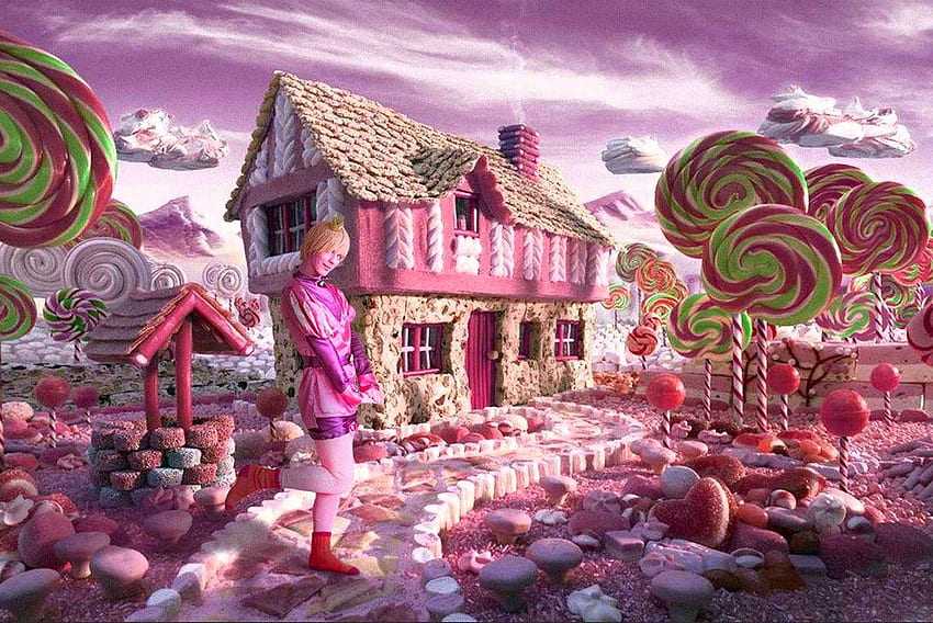 Candy Land, Pink Candyland HD wallpaper