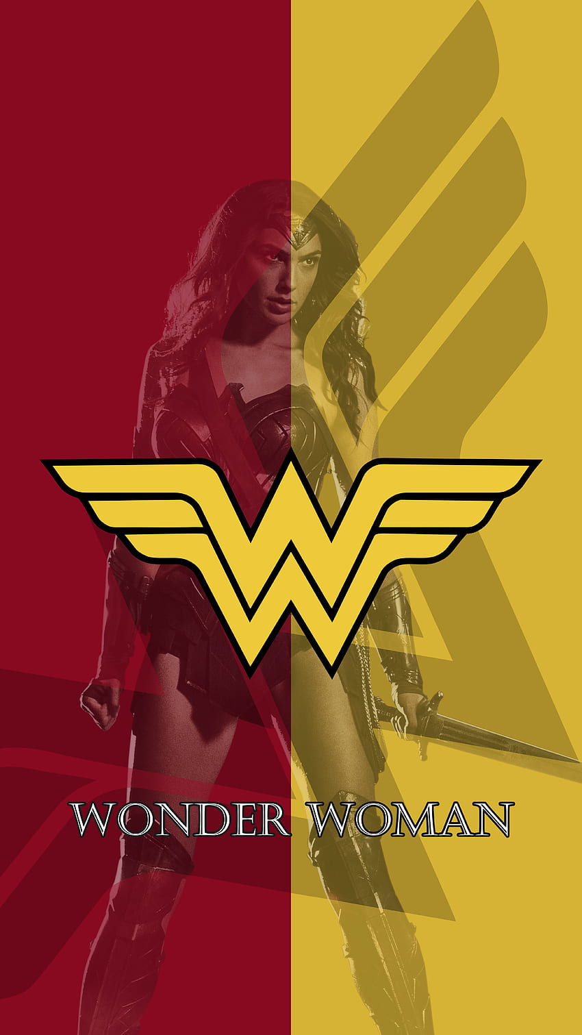Wonder Woman Logo iPhone - For Android HD phone wallpaper