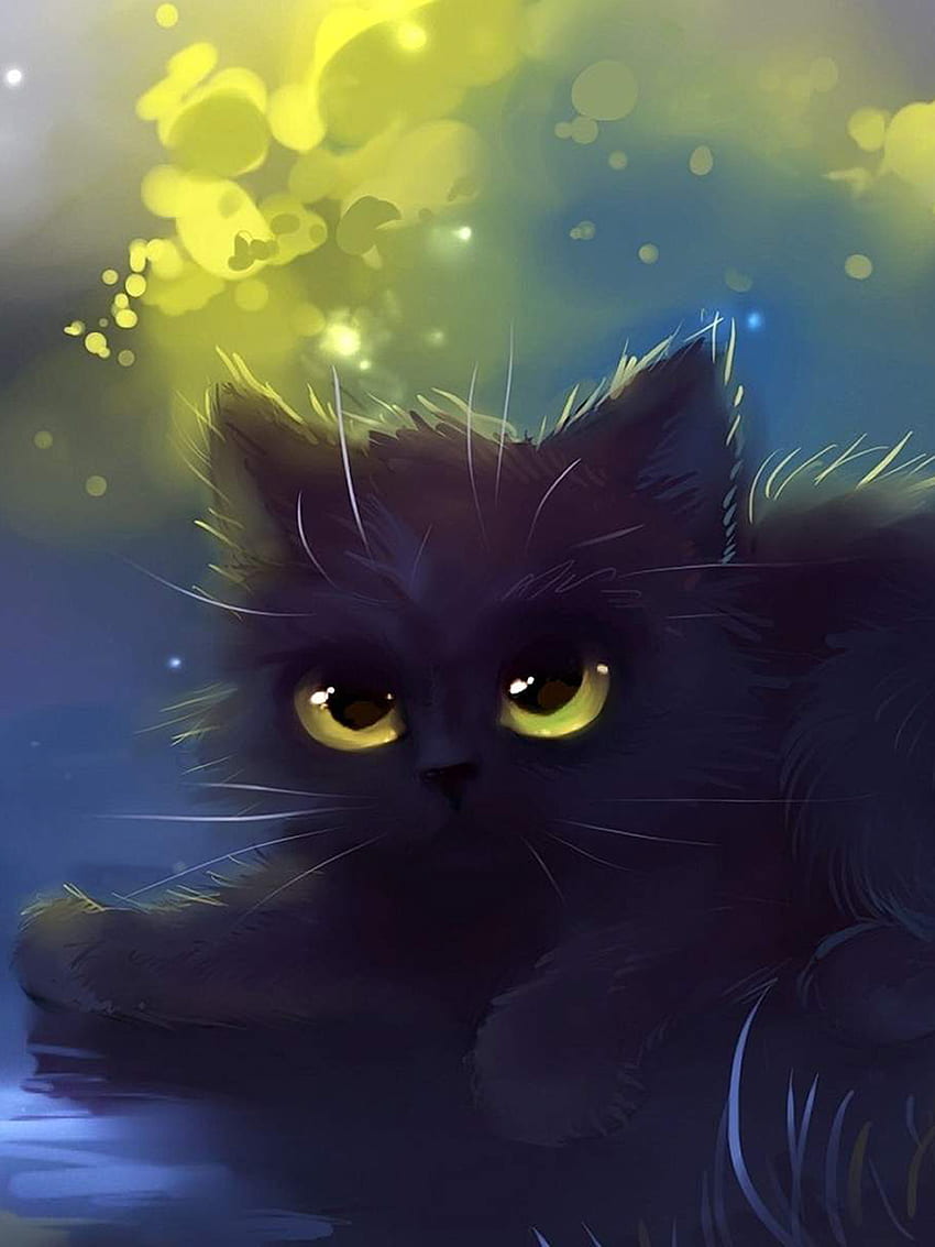 แมว (การ์ตูนตาดำ) Cat วอลล์เปเปอร์โทรศัพท์ HD