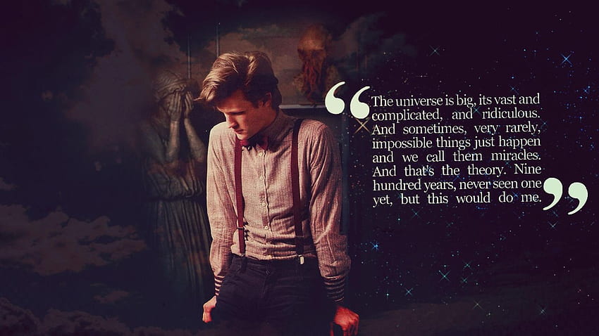 doctor who matt smith and david tennant quotes