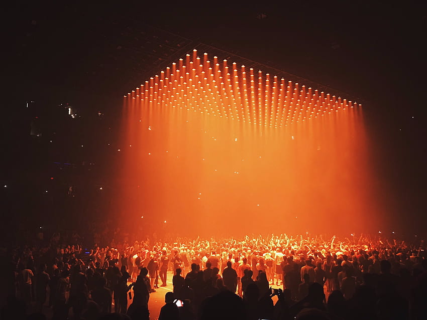 Configuración de escenario de concierto favorita, Kanye West Saint Pablo fondo de pantalla
