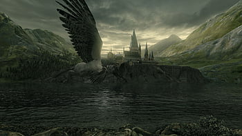 harry potter flying on buckbeak