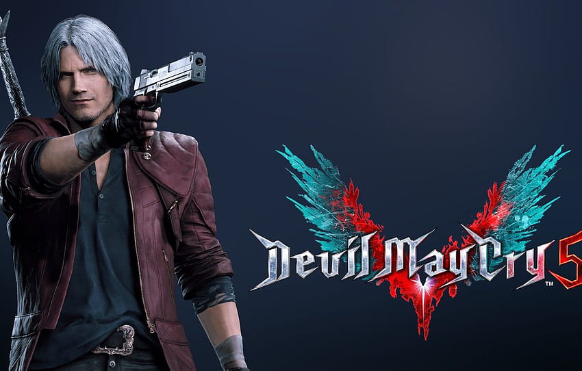 Wallpaper Gun, Dante, Devil May Cry for mobile and desktop, section игры,  resolution 1920x1080 - download