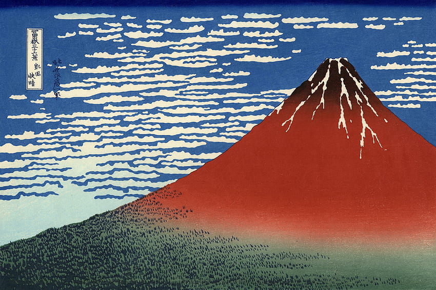 mount fuji artwork katsushika hokusai thirtysix views of mount fuji HD wallpaper
