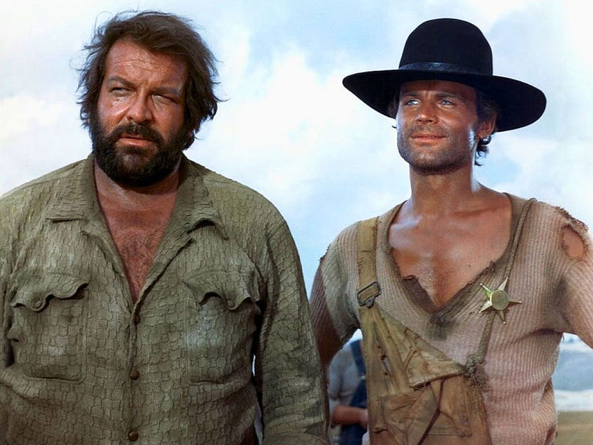 BUD SPENCER & TERENCE HILL. EXCEPT IT KEEPS GETTING FASTER HD wallpaper