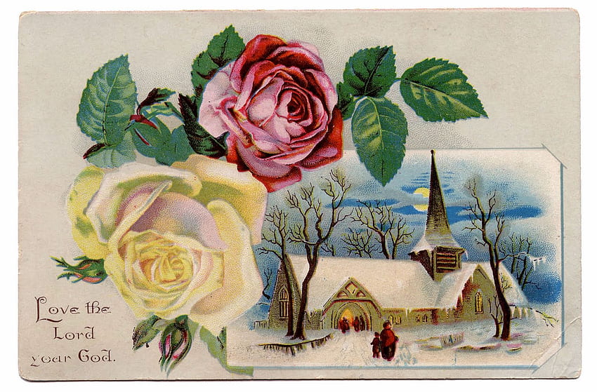 Vintage Winter Clipart, Clip Art, Clip Art, Vintage Winter Scenes HD wallpaper