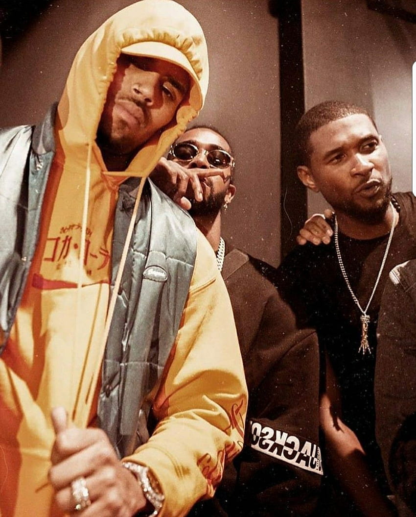 Chris Brown, Omarion ve Usher❤. Esintili Chris Brown, Chris HD telefon duvar kağıdı