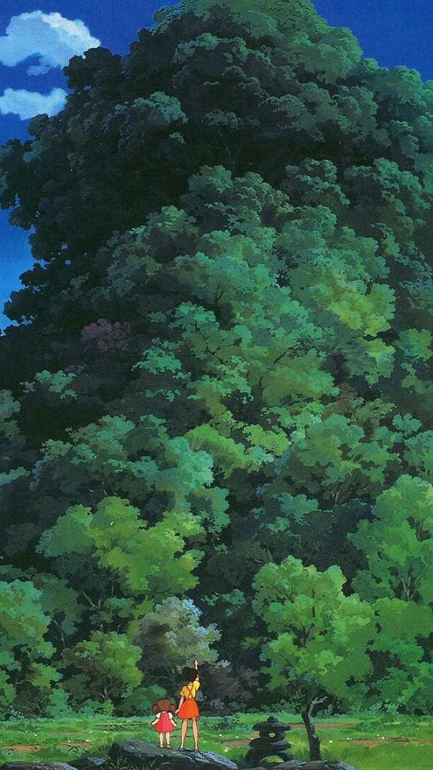Studio Ghibli iPhone, Studio Ghibli Nature HD phone wallpaper