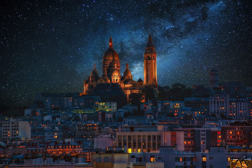 Paryż Montmartre autorstwa Fauli Thierry [] Tapeta HD