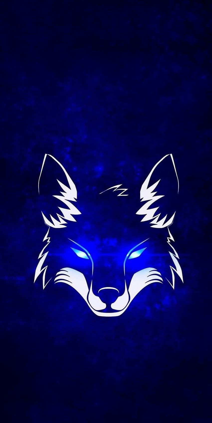 Neon Wolf Logo HD phone wallpaper