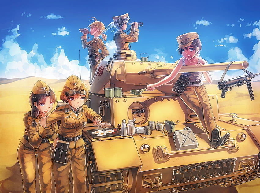 Girls und Panzer HD wallpaper