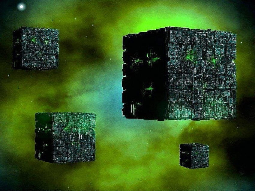Quem pode derrotar o Borg?, Star Trek Borg papel de parede HD
