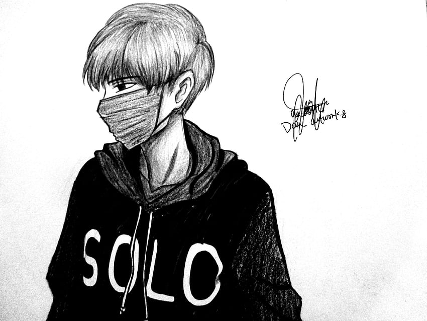 Anime Boy Drawing by FreelanceAngel  DragoArt