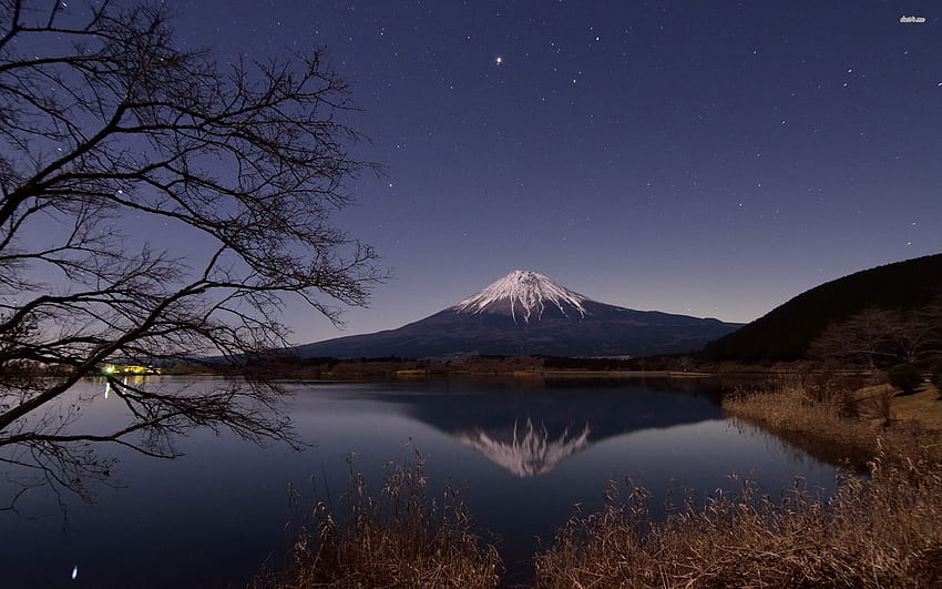 Gunung Fuji, Anime Gunung Fuji Wallpaper HD