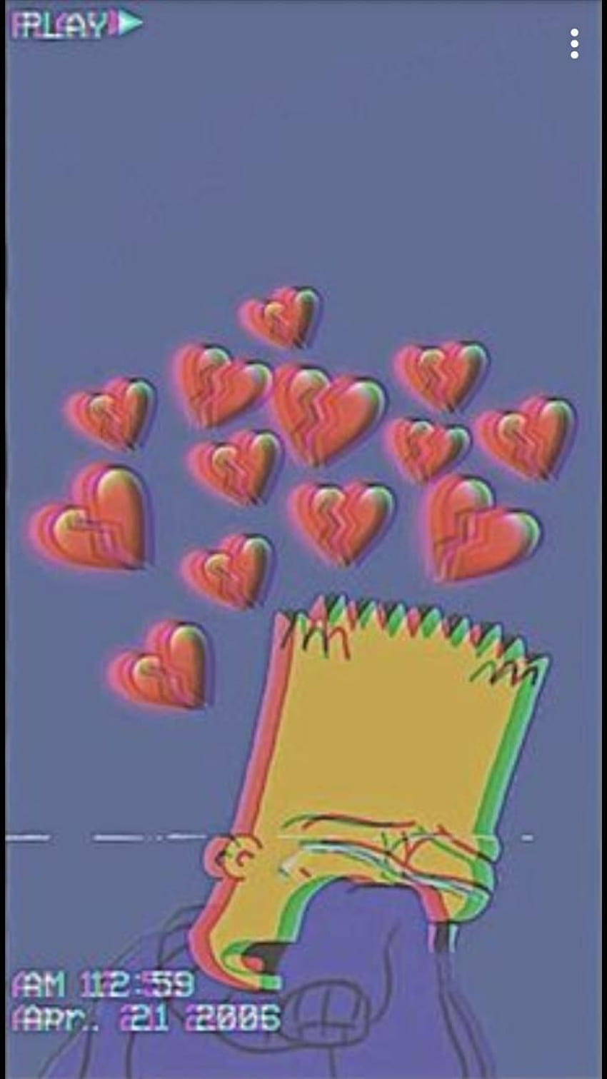 Pink Aesthetic Bart Simpson, Simpsons Vaporwave HD phone wallpaper | Pxfuel