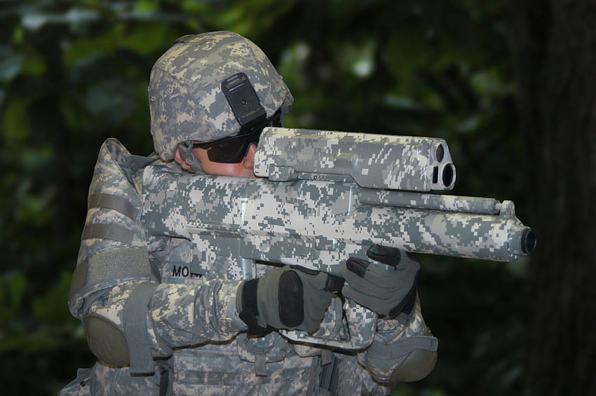 XM25 Counter Defilade Target Engagement System, Aufständischer, Waffe, Soldat, Tarnung HD-Hintergrundbild