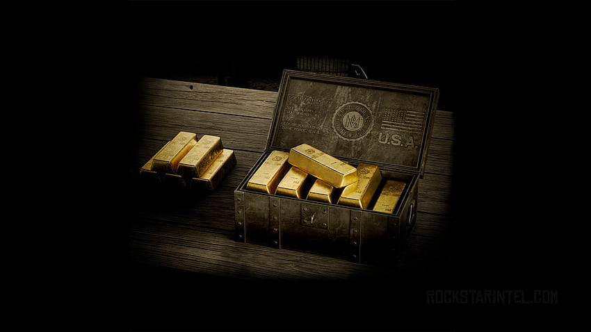 Red Dead Online's Gold Bars Are Now Purchasable with Real World HD wallpaper