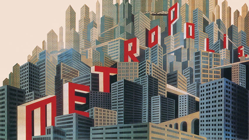 Качествен фон на Metropolis, Metropolis City HD тапет