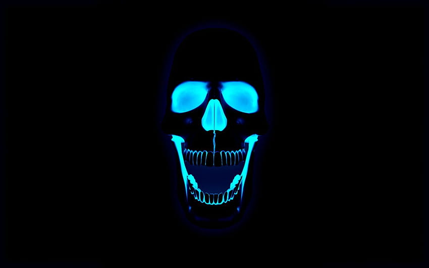 Terminator Skull, Cute Halloween Skull HD wallpaper