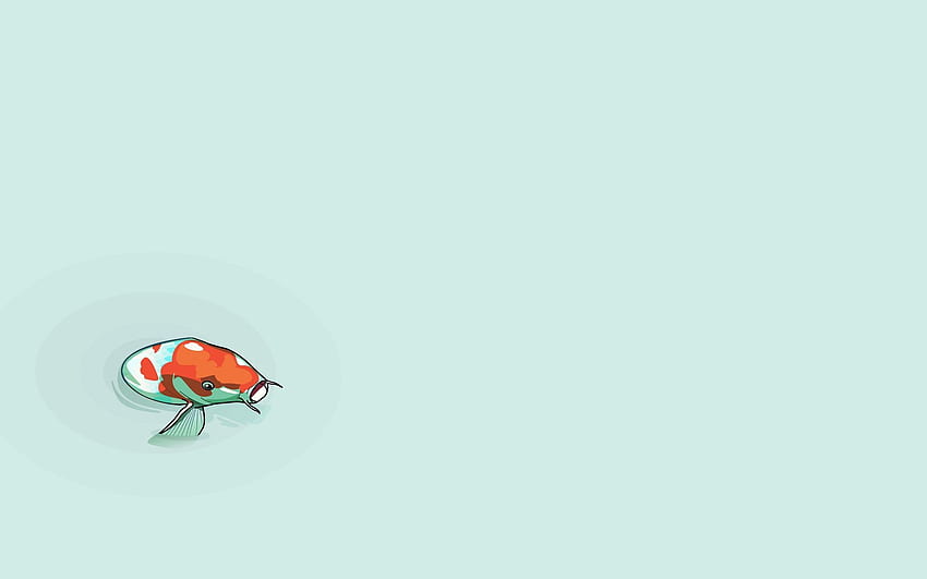 Water, Vector, Head, Colourful, Colorful, Fish HD wallpaper