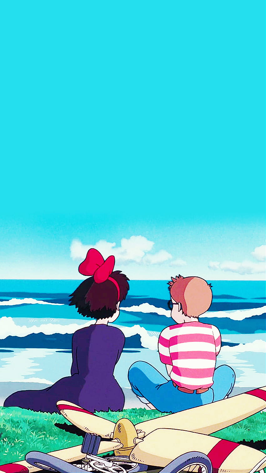 Kiki & Tobo. Telefon .. Kikis Lieferservice .. Von Aprettyfire (Tumblr). Studio Ghibli-Kunst, Studio Ghibli-Filme, Studio Ghibli HD-Handy-Hintergrundbild