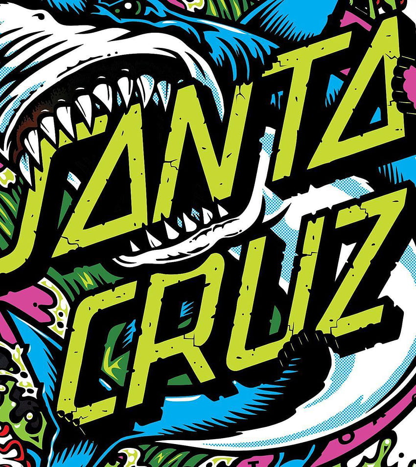 Santa Cruz Skateboard Logo Phone, Skateboard Brand HD phone wallpaper