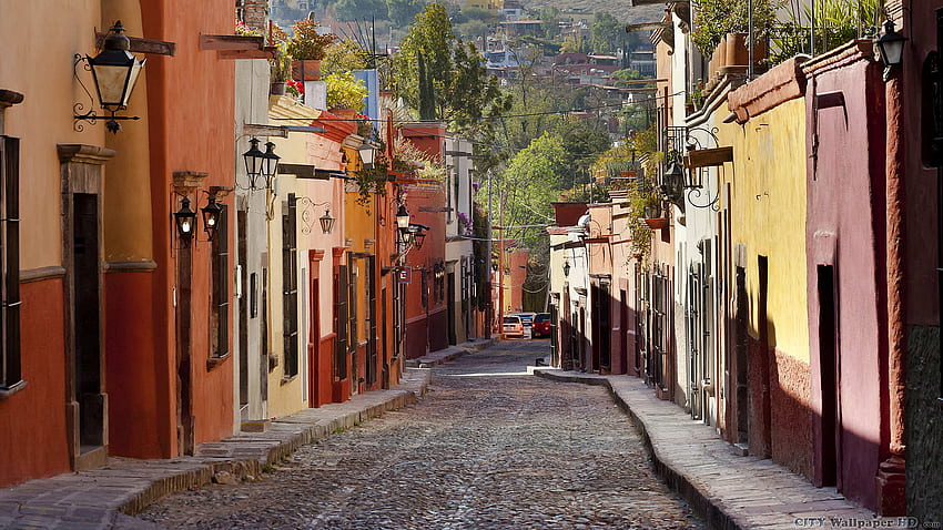 멕시코의 거리. 에게 . 멕시코, 거리, 도로, 아름다운 멕시코 시티 HD 월페이퍼