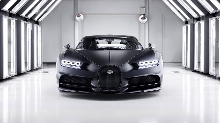 Bugatti Chiron Noire 2020 . Car, Black Bugatti Veyron HD wallpaper | Pxfuel