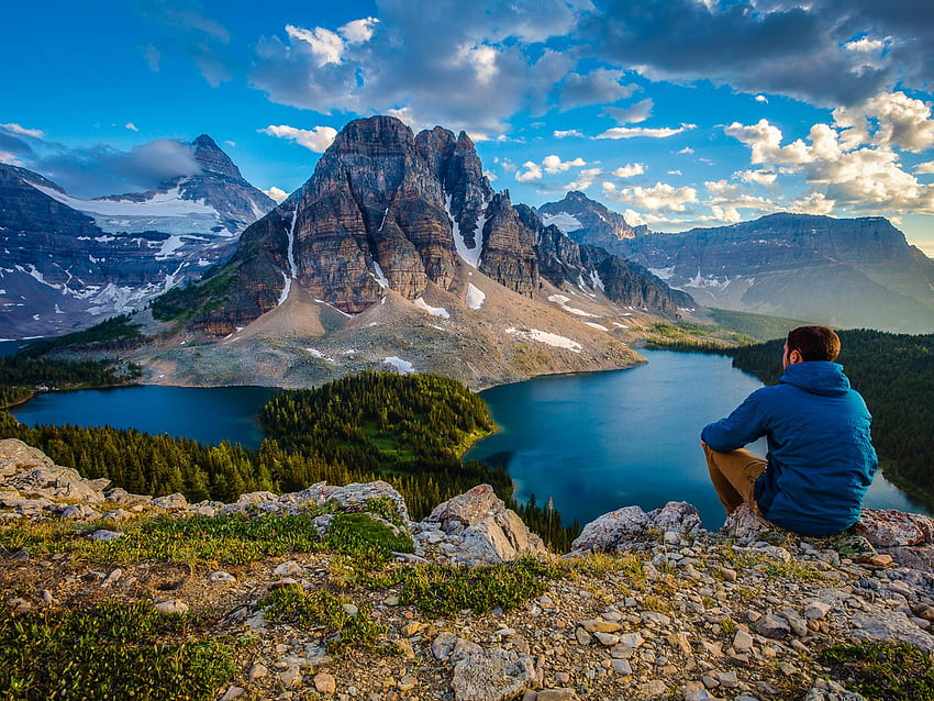 British Columbia Canada Lake Magog And Mount Assiniboine Mount Assiniboine Provincial Park, Victoria BC HD wallpaper