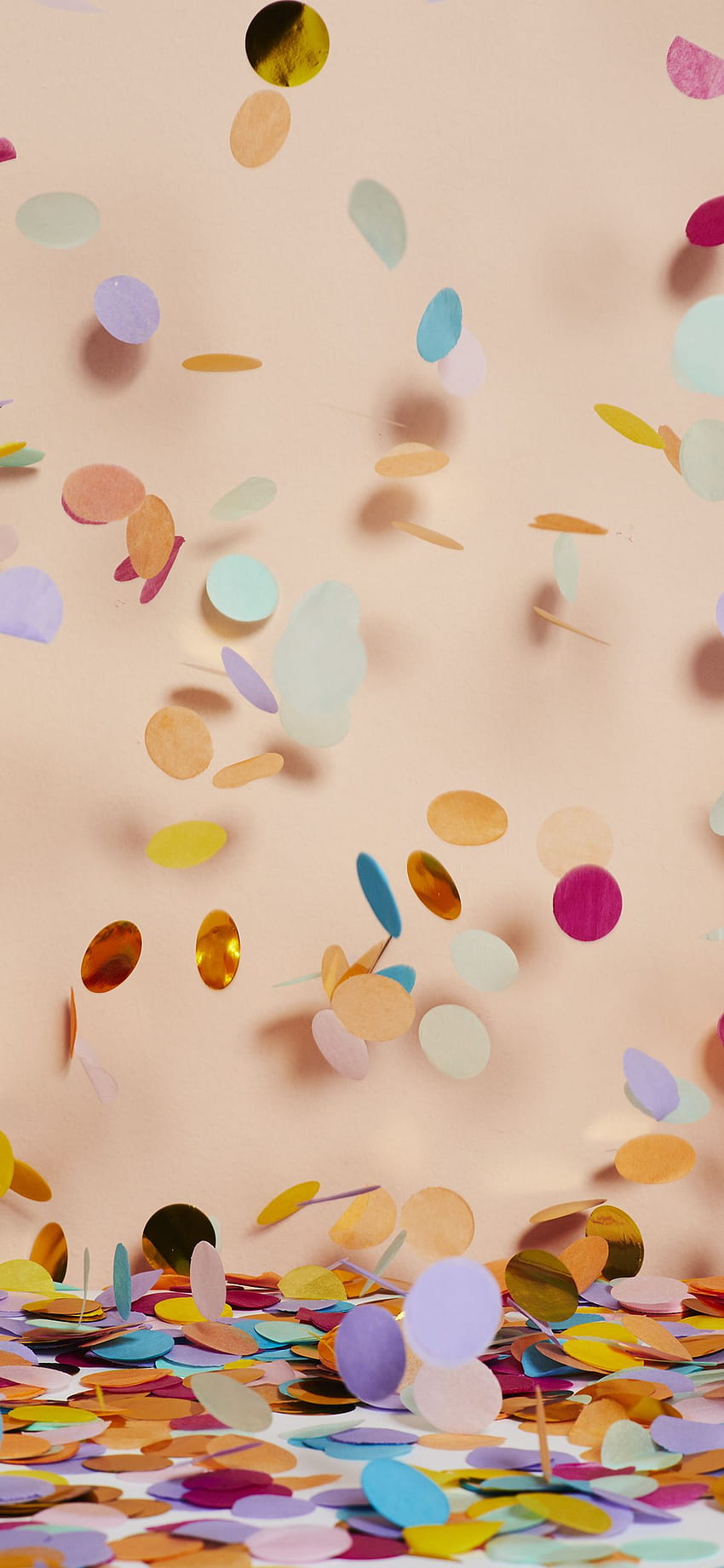 New Year, New Phone: Confetti Mobile - Front + Main HD phone wallpaper