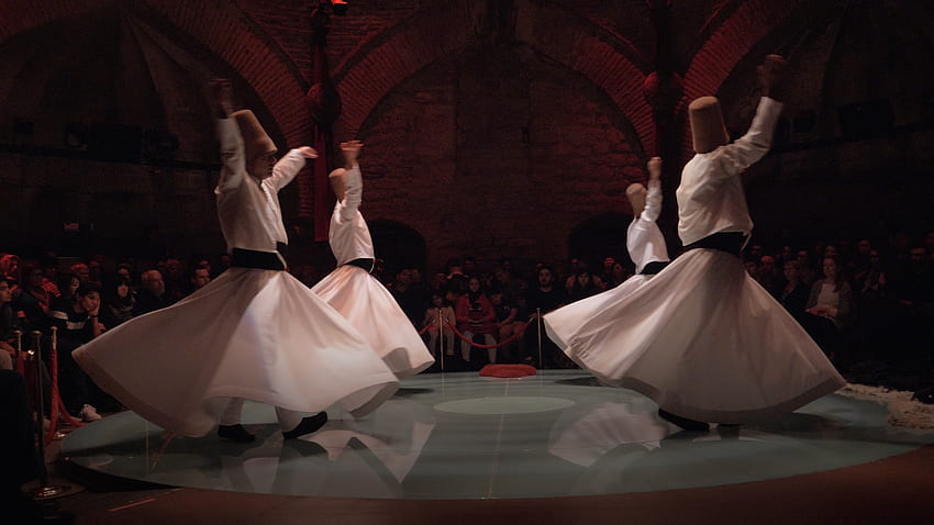 Alter Sufi-Tanz: Rumis wirbelnde Derwische HD-Hintergrundbild
