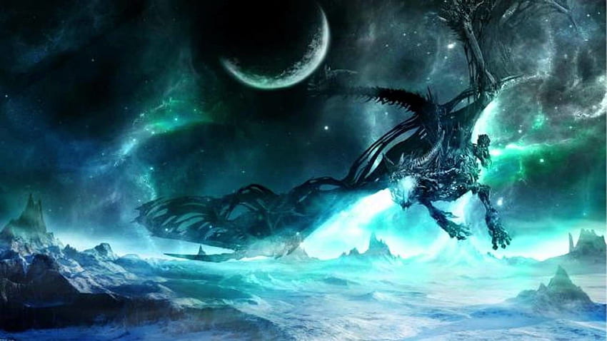 Blue Dragon, Epic Dragon HD wallpaper