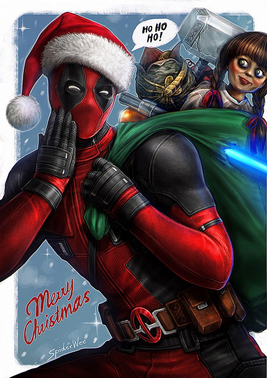Masuk. Komik Deadpool, Deadpool , Deadpool art, Christmas Marvel wallpaper ponsel HD