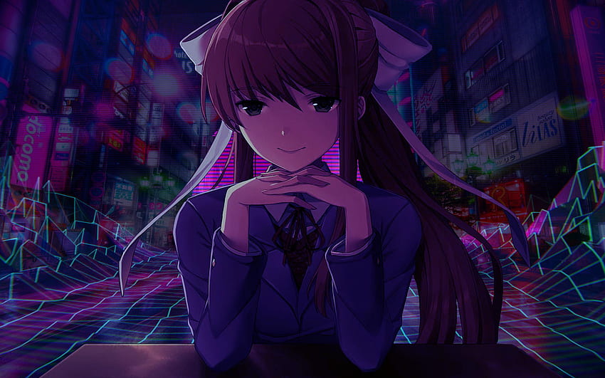 DDLC Monika After Story Mod Wallpapers - Wallpaper Cave